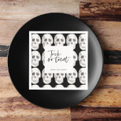 Serviette En Papier Effrayer Scull Trick ou traitement | Parti Hallowe