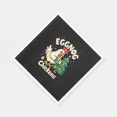 Serviette En Papier Eggnog & Poulets (Coin)