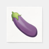 Serviette En Papier Eggplant - Emoji (Devant)
