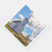 SERVIETTE EN PAPIER ÉGLISE DE PAYS (Coin)