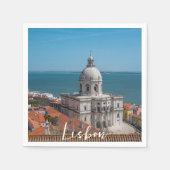 Serviette En Papier Eglise de Père Noël Engracia à Lisbonne, Portugal (Devant)