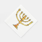 Serviette En Papier Église Menorah (Coin)