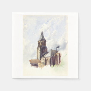 Serviette En Papier Église Saint-Germain-des-Prés Paris