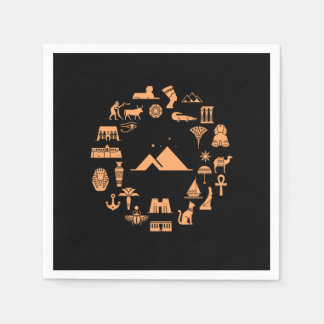 Serviette En Papier Egypt Pyramid Egyptian Temple