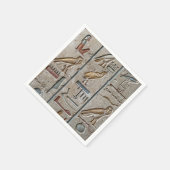Serviette En Papier Égypte ancienne gravée Hiéroglyphique unique gravé (Coin)