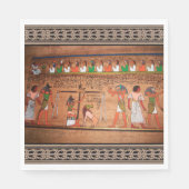 Serviette En Papier Égypte-Hiéroglyphes Papier Napkin (Devant)