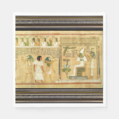 Serviette En Papier Égypte-Hiéroglyphes Papier Napkin (Devant)
