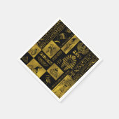 Serviette En Papier Egyptian Gold hieroglyphs and symbole collage (Coin)