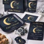 Serviette En Papier Eid  Al Adha Dark Blue Sheep  Dinner 