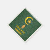 Serviette En Papier Eid al Fitr Moubarak Ramadan Kareem Moon Star (Coin)