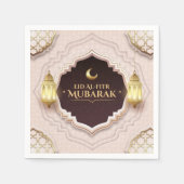 Serviette En Papier Eid Al-Fitr Mubarak (Devant)