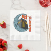 Serviette En Papier Eid moubarak (En situation)