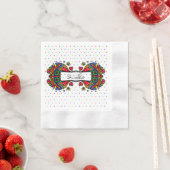 Serviette En Papier Eid MUBBARK EDIF Eid MUBARAK La chaîne d'approvisi (En situation)