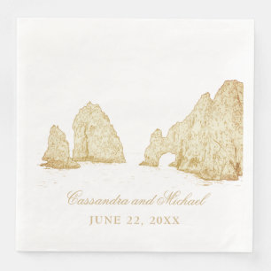 Serviette En Papier El Arco    Cabo San Lucas MEXIQUE