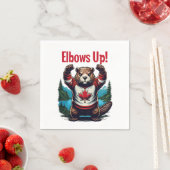 Serviette En Papier Elbows Up Canada (En situation)