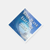 Serviette En Papier Élection de la vague bleue 2026 (Coin)