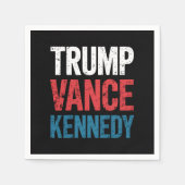 Serviette En Papier Élection de Trump Vance Kennedy 2024 (Devant)