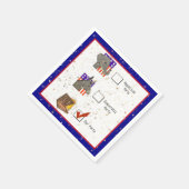Serviette En Papier Élection Parti amusant (Coin)