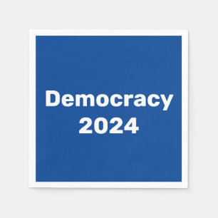 Serviette En Papier Élection présidentielle de 2024 pour la démocratie