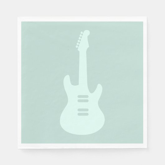 Serviette En Papier Electric Guitar CUSTOM COLOR Music Art (Devant)