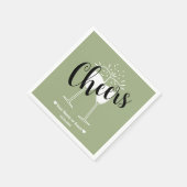 Serviette En Papier Élégance Atténuée - Serviettes de Table Tranquille (Coin)