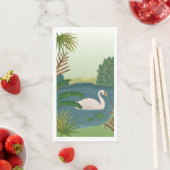 Serviette En Papier Élégance des serviettes d'hôtes : une touche d'hos (En situation)