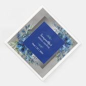 Serviette En Papier Élégance durable : Fêtes des mariées serviettes (Coin)