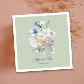 Serviette En Papier Élégance inspirée de la nature ! Mariage de lumièr