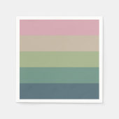 Serviette En Papier Élégance Muted - Serviettes de fête triées (Devant)