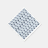 Serviette En Papier Élégance Shell Stripe ! (Coin)