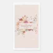 Serviette En Papier Elégant Amical Soigné (Devant)