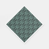 Serviette En Papier Élégant art sombre déco éléments géométriques abst (Coin)