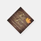 Serviette En Papier Élégant automne automne automne dans l'amour Maria (Coin)