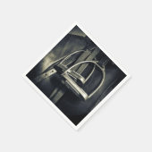 Serviette En Papier Élégant bâton d'argent sur selle d'équitation angl (Coin)