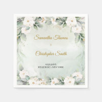 Elégant blanc Roses Floral Garden mariage