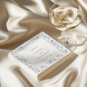 Serviette En Papier Elegant Blue Chinoiserie Wedding