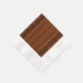 Serviette En Papier Élégant Bogolan Africain Design Papier Napkins (Coin)