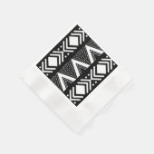 Serviette En Papier Élégant Bogolan Africain Design Papier Napkins (Coin)