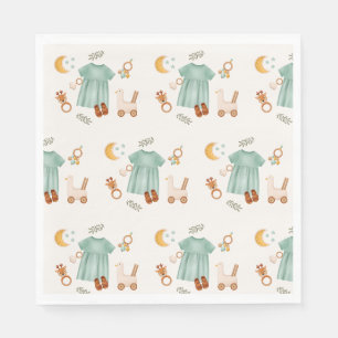 Serviette En Papier Elégant Boho Baby Girl Clothes Baby shower