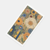 Serviette En Papier Elégant Boho Floral Thanksgiving (Coin)