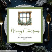 Serviette En Papier Elegant Boho Scandinavian Christmas Napkins