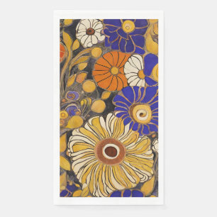 Serviette En Papier Élégant Bon thanksgiving Floral