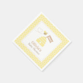 Serviette En Papier Élégant Bumble Bee Baby shower Fournitures (Coin)