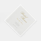 Serviette En Papier Élégant cadre classique triple Fête des mariées fo (Coin)