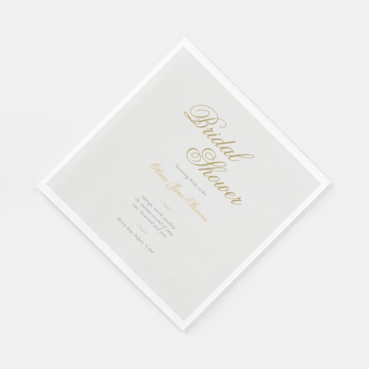 Serviette En Papier Élégant cadre classique triple Fête des mariées fo (Coin)