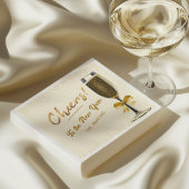 Serviette En Papier Elegant Champagne New Year's Eve