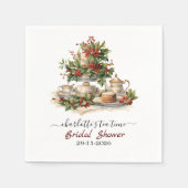 Serviette En Papier Elegant Christmas Bridal Shower Tea Time Party (Devant)