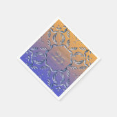 Serviette En Papier Élégant Classic Fancy 25e anniversaire de Mariage (Coin)