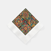 Serviette En Papier Elégant cocktail festif Turquoise "Aztec Dream" Na (Coin)