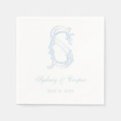 Serviette En Papier Élégant Cocktail serviettes (Devant)